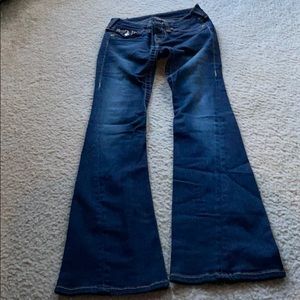 True Religion dark wash bootcut denim size 25